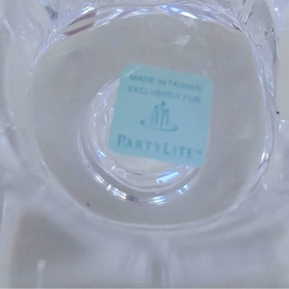 PartyLite Ice Block Votive Taper Holder Pair Retired NIB P15B/P8216 - Picture 4 of 8